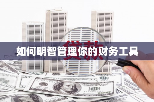 呈贡如何明智管理你的财务工具