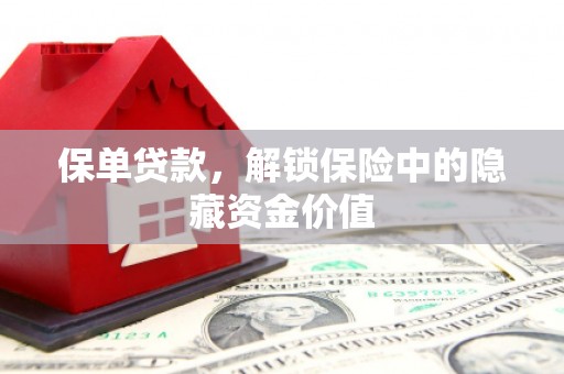 呈贡保单贷款，解锁保险中的隐藏资金价值