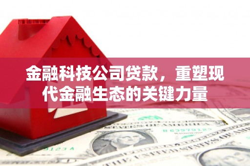 呈贡金融科技公司贷款，重塑现代金融生态的关键力量