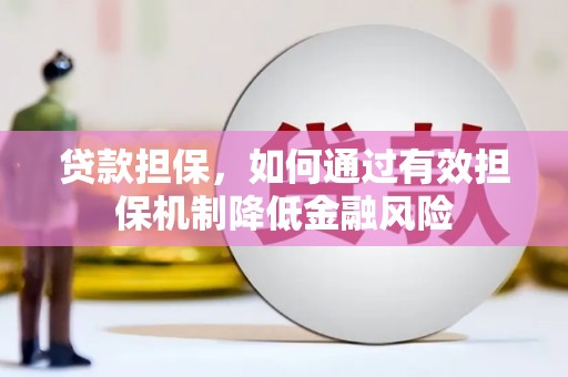 呈贡贷款担保，如何通过有效担保机制降低金融风险