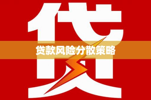 呈贡贷款风险分散策略