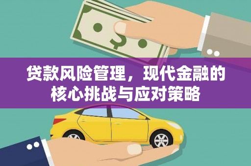 呈贡贷款风险管理，现代金融的核心挑战与应对策略