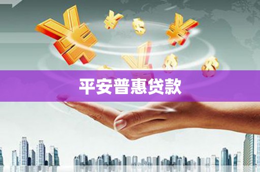 呈贡平安普惠贷款