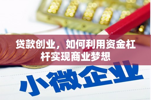 呈贡贷款创业，如何利用资金杠杆实现商业梦想